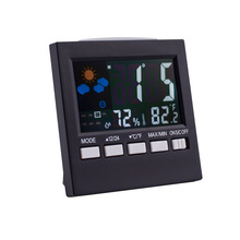 LED Alarm Clock Digital Weather Forecast Station Multifunction Temperature Humidity Backlight  UYT Shop 2024 - buy cheap