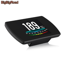 BigBigRoad Car HUD OBDII 2 Speed warn Windscreen Projector Head Up Display For Kia Sedona Sorento Sportage Forte Soul RIO Optima 2024 - buy cheap