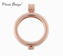 Vinnie design-joias com pingente em moeda, sem tampa de vidro, moedas personalizáveis, 33mm 2024 - compre barato
