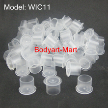 1000pcs 11mm White Steady Tattoo Ink Cups Small Size Clear Tattoo Ink Cup Cap Supply WIC11-1000# 2024 - buy cheap