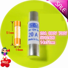 Fuse 5012406 20A AC 690V 700V 14x51mm fuse tube fuse 2024 - buy cheap