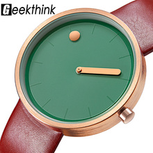 Top Brand Quartz Watch Women Casual Fashion JAPAN Leather Analog Wrist Watch Minimalist Designer Relogio Business Unisex gift 2024 - купить недорого