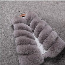 New Design 2020 Fashion Winter Women Fur Vest Faux Fox Fur Vests Woman Fake Fur Coat Jacket Female Ladies Fur Coats Size S-XXXL 2024 - buy cheap