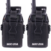 2Pcs Abbree MSC-20A Nylon Walkie Talkie Carry Case Holder For Baofeng Two Way Radio UV-5R/82 BF-888S Series Radio Case Holster 2024 - buy cheap
