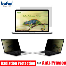 Befon filtro de privacidade para laptop, filtro de privacidade para tela widescreen 16:10 razão de aspecto antirreflexo (película protetora para tela de 15.4mm * 332mm) 2024 - compre barato