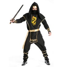 Hot Selling Clothing Men's Black Hokkaido M4865 Ninja Warrior men Costume For Halloween Party 2024 - buy cheap