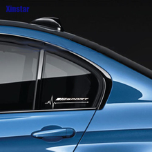 2pcs sport car windows sticker For amg Mercedes Benz w117 cla45 w205 c63 w212 e63 w207 w176 a45 x156 gla45 2024 - buy cheap