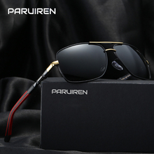 PARUIREN diseño de marca de gafas de sol para hombres, gafas de cuadrado clásico gafas de sol para mujeres de alta calidad 2019 Retro conducir tonos UV400 2024 - compra barato