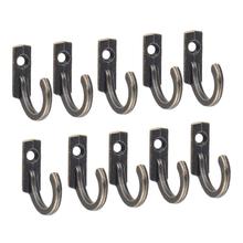 5/10PCS Single Prong Hook Mini Size Wall Mounted Retro Cloth Hanger for Coats Hats Towels Keys 2024 - buy cheap
