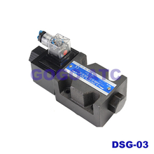 Oil research type hydraulic electromagnetic reversing valve two-way DSG-03 three-position four-way hydraulic valve AC220V/DC24V 2024 - buy cheap