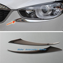New Chrome Head Light Eyelid Trim For Mazda CX-5 CX5 2013 2014 2015 2016 2024 - buy cheap