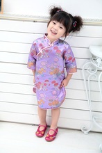 2022 ano novo meninas chinesas vestido qipao crianças roupas de moda festival floral menina roupas camisa jumpers 2024 - compre barato