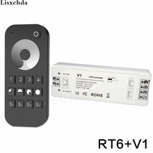 LED Dimmer 12V 5V 24V 36V 8A PWM wireless rf 2.4G 4 zone led Touch remote controller dimmer for single color led strip light 2024 - buy cheap