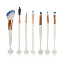 Pro Makeup Brushes Set 7pcs Eye Shadow Blending Eyeliner Eyelash Eyebrow Brushes For Make up Portable Eye Brush Set 2024 - buy cheap