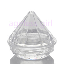 50/100pcs 5g Dimond Shape Design  Refillabe Bottles Black Jar Face Cream Or Eye Cream Jar Skin Care Small Sample Bottles 2024 - buy cheap