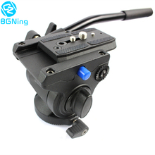 Гидравлическая головка штатива для SLR-камеры с быстроразъемной пластиной для штатива Manfrotto 2024 - купить недорого