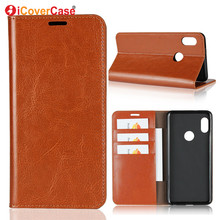 Genuine Leather Flip Coque For Xiaomi MI A2 A 2 Case Wallet Cover Card Slot Fundas Hoesjes Phone Accesosries For MIA2 MI6x Cases 2024 - buy cheap