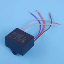 Letaosk capacitor de teto plástico, 1 peça, cbb61 4.5uf + 6uf + 5uf 5 fio 250v-300v, acessórios ac 2024 - compre barato