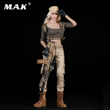 Conjunto de roupas de atirador feminino, brinquedos de 1/6, fantasias de 12 polegadas, corpo claro com pele de 12 "de ph, boneco corporal 2024 - compre barato