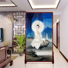 beibehang Custom wallpaper mural photos HD Guanyin Bodhisattva decorative painting porch mural background painting wall paper 2024 - buy cheap