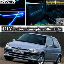 NOVOVISU-luz de ambiente interior para Peugeot 106 107 108, tuneado de atmósfera, banda de fibra óptica, luces, iluminación de Panel de puerta interior 2024 - compra barato