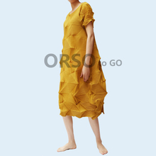 HOT SELLING Fashion fold pure color long loose casual dress bigger sizes with short sleeves bud dress IN STOCK 2024 - buy cheap