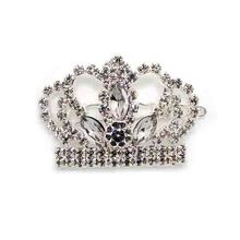 Novo strass tiara coroa charme moda grampo de cabelo barrette ornamento jóias acessórios 6 pçs x 2024 - compre barato