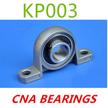 2pcs 17mm caliber Zinc Alloy mounted bearings KP003 UCP003 P003 insert bearing pillow block bearing housing 2024 - buy cheap