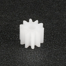 Uxcell-engranaje de eje de plástico de 2mm de diámetro, accesorios de juguete con 10/12/16 dientes, 102/122/162A, 50 Uds. 2024 - compra barato