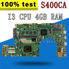 S400CA Motherboard I3-3217 4GB RAM For Asus S400C S400CA s500ca Laptop motherboard S400CA Mainboard S400CA Motherboard test OK 2024 - buy cheap