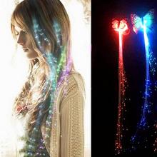 Colorful  Light Braids LED Wigs Glowing Flash LED Hair Braid Clip Haripin Decoration Ligth Up halloween hair accessori 2024 - buy cheap