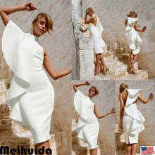 Summer Women Casual Fashion Boho Maxi Dress Evening Party Beach Holiday Solid White Dresses Sundress 2024 - buy cheap