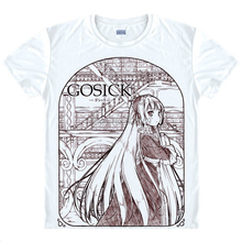 2015 GOSICK, футболка с надписью «викторике де блоа», костюмы для косплея, Мужская футболка японского знаменитого аниме, уникальный подарок, Camisetas Masculina 2024 - купить недорого