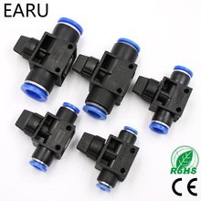 Improvement Pneumatic Air 2 Way Quick Fittings Push Connector Tube Hose Plastic 4mm 6mm 8mm 10mm 12mm Pneumatic Parts 2022 - buy cheap