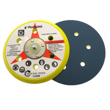 6 Inch 150mm 6-Hole Sticky Vinyl PSA Backing Plate Sanding Pad for Adhesive Discs 5/16"-24 Thread Power Tools Accessories 2024 - buy cheap
