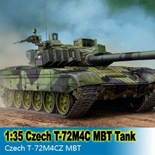 1:35 Scale Tank Assembly Model kits Czech T-72M4CZ MBT Tank Buidling Kit Model 05595 Free Shipping 2024 - buy cheap