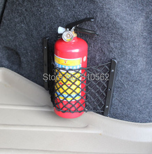 Free shipping General car trunk bags storage fire extinguisher net auto luggage box backstitching compartment bag 2024 - buy cheap