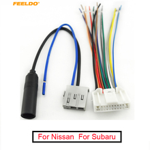 FEELDO 1Set Car Audio Stereo Wiring Harness Antenna Adapter Plug For Nissan/For Subaru/For Infiniti OEM Factory Radio CD #AM1638 2024 - buy cheap