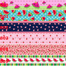 NEW 50 yards New arrivals Hot summer with ice Fruit ribbon cartoon printed grosgrain ribbon free shipping 2024 - buy cheap