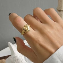 925 Sterling Silver Delicate Anel Nome Jóias de Ouro Verdadeiro Amor Empilhável Dedo Knuckle Midi Anéis de Polegar Banda Coração Inicial R 2024 - compre barato