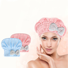 Gorro de ducha elástico de moda, gorra de baño de secado rápido, gorra de pelo seco absorbente, 21x16,5 cm 2024 - compra barato