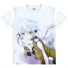 Alfheim Online ALO T-Shirt Yuki Asuna Shirt Men's Clearance T-shirts Anime T-Shirt Cute Womens Short Sleeve Womens T-Shirts A 2024 - buy cheap