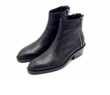 Zapatos de vestir de cuero genuino para hombre, botas de tres capas con cremallera, puntiagudos, más vendidos, invierno, 38-44 2024 - compra barato