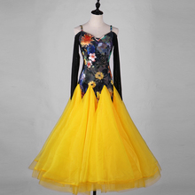New Ballroom Dance Dress from Woman Modern dance sleeveless Long skirt Waltz Tango Dress/standard Competition dresses 2024 - buy cheap