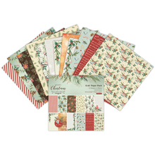 DIY merry Christmas  style Scrapbooking paper pack of 24 sheets handmade craft paper craft Background pad 999 2024 - buy cheap