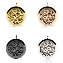 Surgical Stainless Steel Aromatherapy Essential Oil Diffuser Necklace Pendant Perfume Locket Jewelry Magnetic Scent Locket 2024 - buy cheap