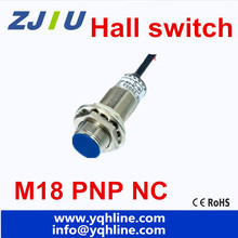M18 Датчик Холла датчик приближения PNP NC 3 провода нормально закрываются с магнитом 5 шт./лот Бесплатная доставка 2024 - купить недорого