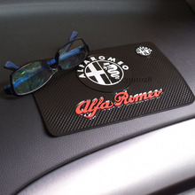 Decoração do carro para alfa romeo giulia 147 brera gt giulietta 155 159 156 aranha mito suporte do telefone móvel anti deslizamento esteira veículo 2024 - compre barato