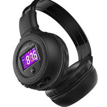 Bluetooth наушники Складная портативная беспроводная гарнитура B570 HiFi стерео наушники с микрофоном FM радио Micro SD карта воспроизведения 2024 - купить недорого