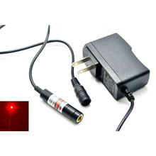 Módulo Localizador láser rojo, dispositivo enfocable de costura/posicionamiento, adaptador de CA de 5V, 20mw, 650nm, 12x55mm 2024 - compra barato